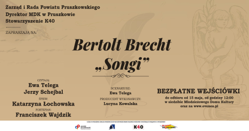 Salon Poezji K40 "Songi" ~ Bertolt Brecht