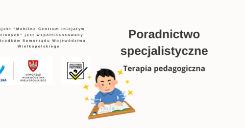 Konsultacje specjalistyczne - terapia pedagogiczna