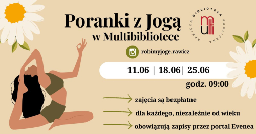 Poranki z Jogą w Multibibliotece