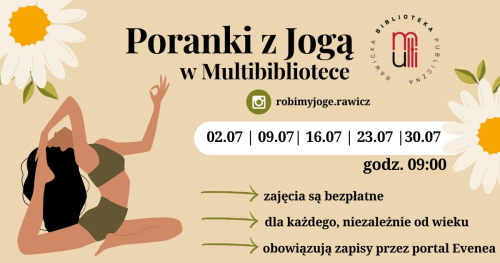 Poranki z Jogą w Multibibliotece