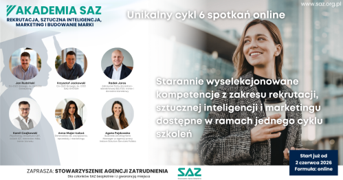Akademia SAZ: rekrutacja, sztuczna inteligencja, marketing i budowanie marki
