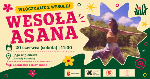 Wesoła asana - joga w plenerze z Izabelą Kaszyńską