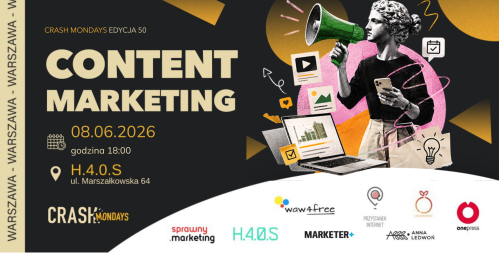 CRASH Mondays № 50: Content marketing [WARSZAWA] 🤘