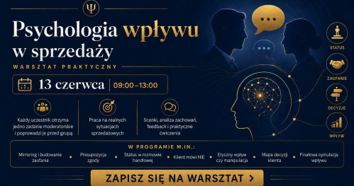 Psychologia wpływu w sprzedaży - MASTERMIND Akademii Biznesu