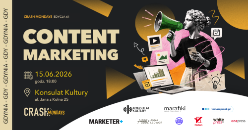 CRASH Mondays № 61: Content marketing [Gdynia]
