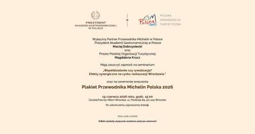 Ceremonia wręczenia Plakiet Przewodnika Michelin Polska