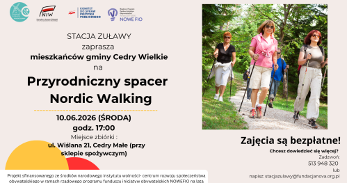 Spacer przyrodniczy NORDIC WALKING