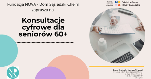 Konsultacje cyfrowe dla seniorów 60+