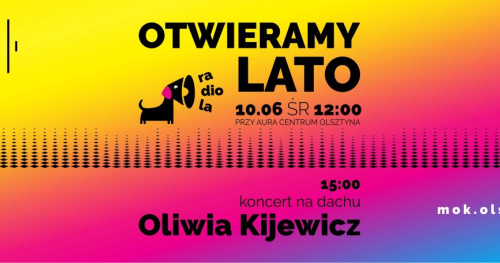 Otwieramy LATO! Koncert na dachu Aura Centrum Olsztyna.