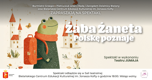 Bielańskie Centrum Edukacji Kulturalnej | Teatr Jumaja "Żaba Żaneta Polskę poznaje"