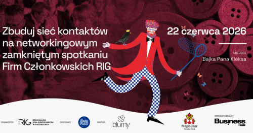 Zbuduj sieć kontaktów na networkingowym zamkniętym spotkaniu Firm Członkowskich RIG