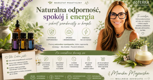 Sekret zamknięty w kropli- naturalna odporność, spokój  i energia
