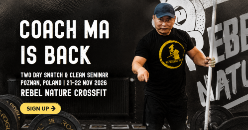 Coach Ma in Rebel Nature Crossfit, two-day seminar