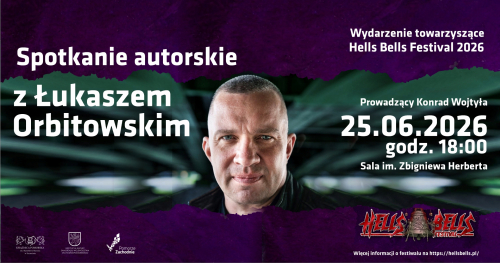 Spotkanie autorskie z Łukaszem Orbitowskim