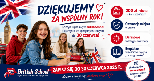 Zapisy na nowy rok szkolny 26/27