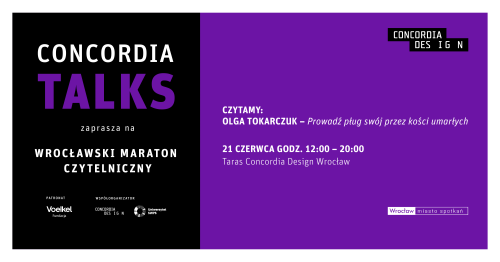 Concordia Talks - Wrocławski Maraton Czytelniczy