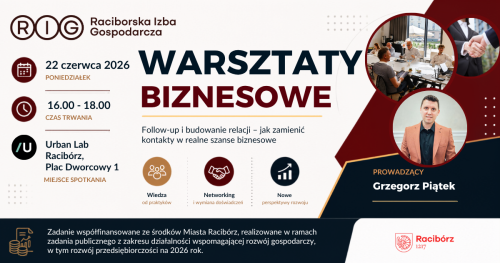 WARSZTATY BIZNESOWE RIG Racibórz