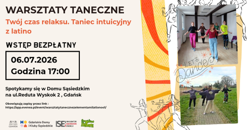 Twój czas relaksu. Taniec intuicyjny z latino