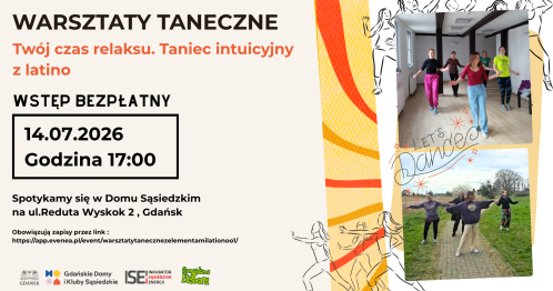 Twój czas relaksu. Taniec intuicyjny z latino