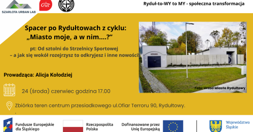 Spacer po Rydułtowach z cyklu "Miasto moje, a w nim….?Od sztolni do strzelnicy sportowej.