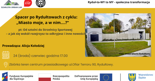 Spacer po Rydułtowach z cyklu "Miasto moje, a w nim….?Od sztolni do strzelnicy sportowej.