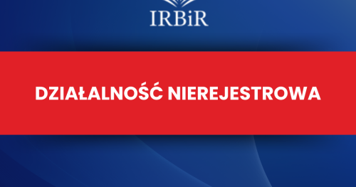 Działalność nierejestrowana