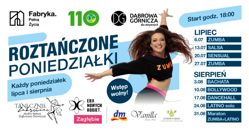 ,,Roztańczone Poniedziałki" Każdy poniedziałek lipca i sierpnia :)
