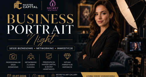 BUSINESS PORTRAIT NIGHT by Master Capital & Secret AI Art Gallery 01.07.2026