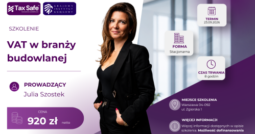 VAT w branży budowlanej