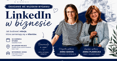 Śniadanie we włoskim wydaniu LinkedIn w biznesie  Jak budować relacje, które zamieniają się w klientów.