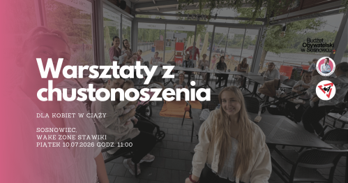 MUMMoc! W Sosnowcu: Warsztaty z chustonoszenia 10.07
