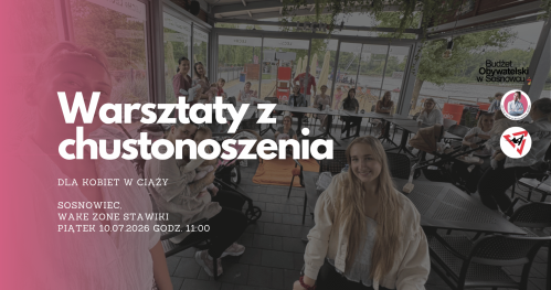 MUMMoc! W Sosnowcu: Warsztaty z chustonoszenia 10.07