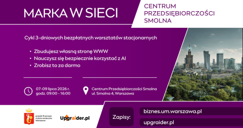 "Marka w sieci" - bezpłatny warsztat WWW dla małych firm i freelancerów