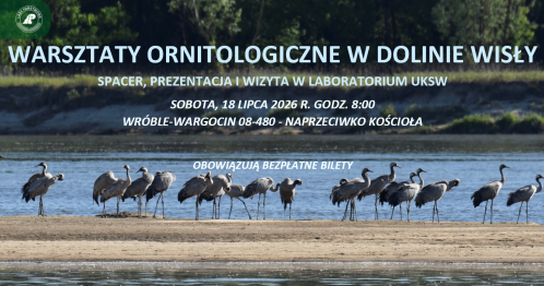 Warsztaty ornitologiczne w Dolinie Wisły
