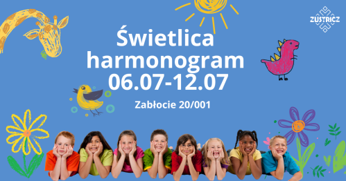 Świetlica - harmonogram  06.07-12.07