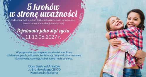 "5 kroków w stronę uważności" - Pojednanie, jako styl życia