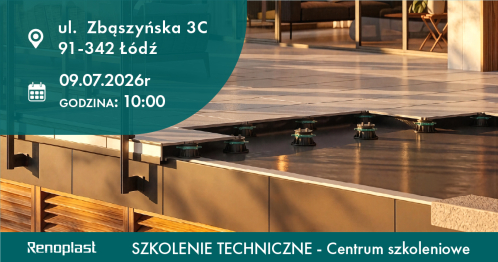 RENOPLAST - Tarasy wentylowane - szkolenie techniczne