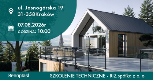 RENOPLAST i RIZ - SZKOLENIE TECHNICZNE