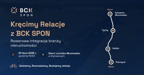 Kręcimy Relacje z BCK SPON. Rowerowa integracja branży nieruchomości
