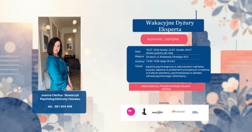 Wakacyjny Dyżur Eksperta - Psycholog kliniczny i biznesu