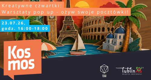 Kreatywne czwartki: Warsztaty pop up - ożyw swoje pocztówki!