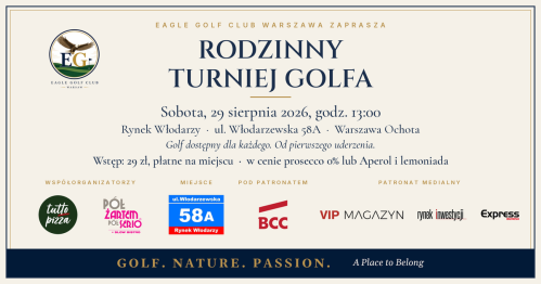 Rodzinny turniej golfa Eagle Golf Club