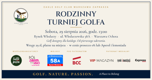 Rodzinny turniej golfa Eagle Golf Club