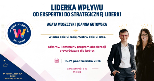 Liderka wpływu - elitarny program dla kobiet w biznesie