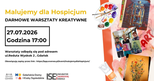 Malujemy dla Hospicjum - warsztaty artystyczne