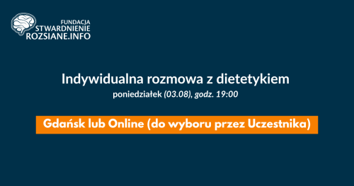 Indywidualna rozmowa z dietetykiem (Gdańsk LUB online, 03.08.2026, godz. 19:00)