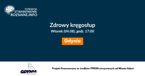 Zdrowy kręgosłup - zajęcia w Gdyni dla osób z chorobami neurologicznymi (4.08.2026, godz. 17:00)