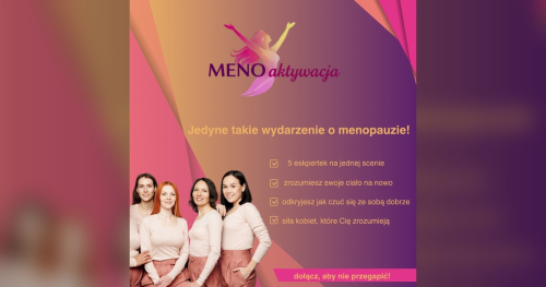 Menoaktywacja - konferencja o menopauzie! 03.10.26 Poznań