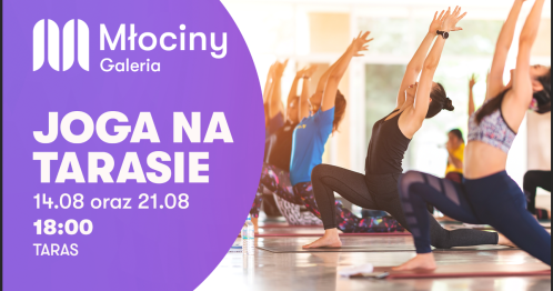 JOGA NA TARASIE W GALERII MŁOCINY