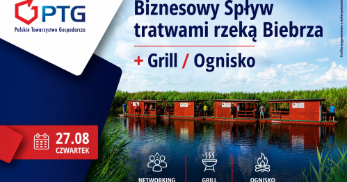 Biznesowy Spływ tratwami rzeką Biebrza